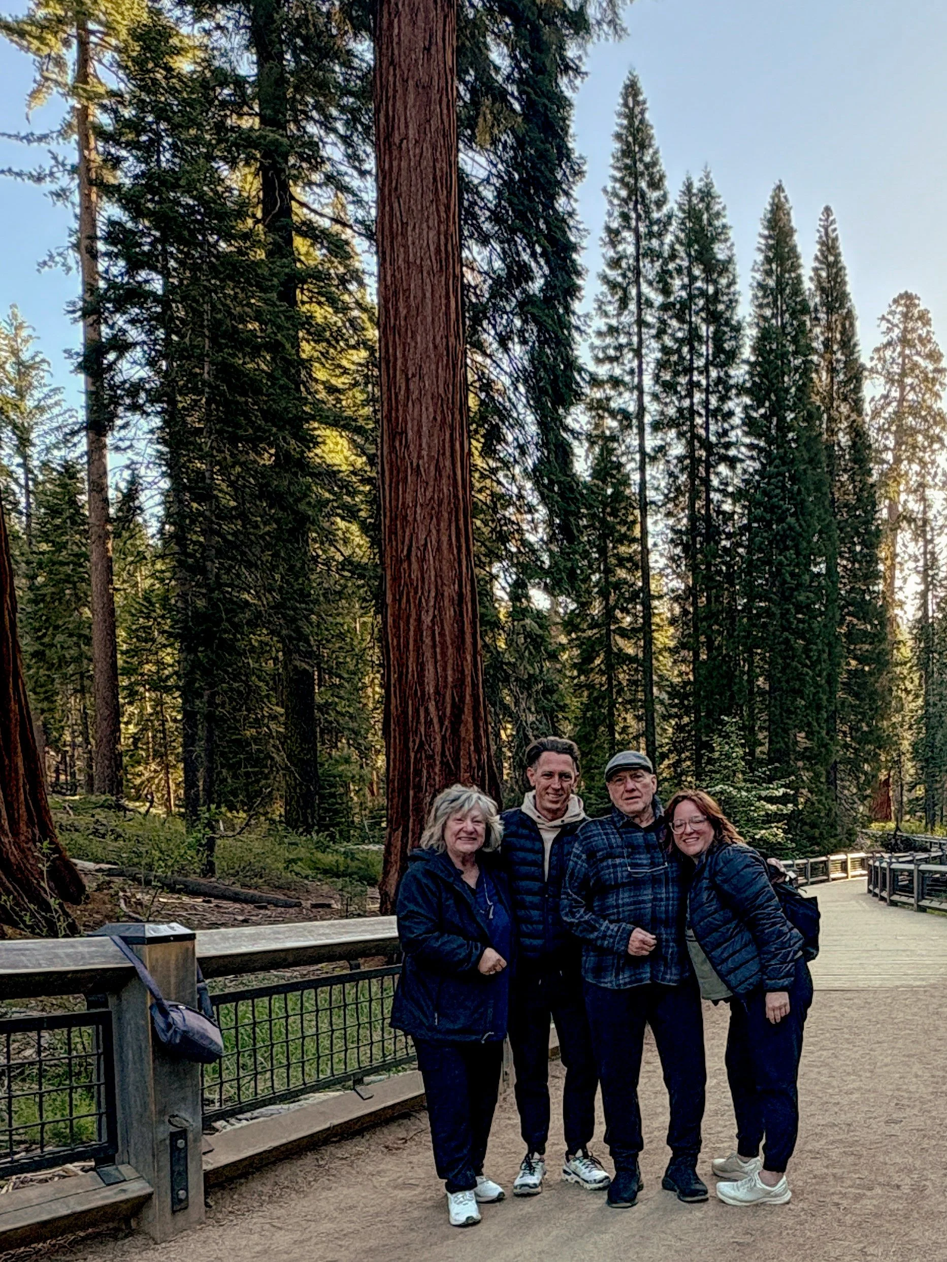 renee michaela family in mariposa grove.