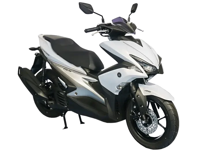 White Yamaha Aerox Scooter