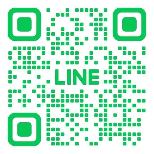 Green QR Code for Line Messenger Application