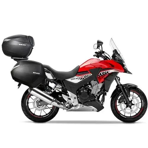 Red Honda CB500X Touring bike for rent in Bangkok