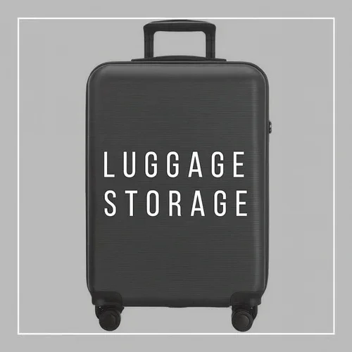 Black roller suitcase