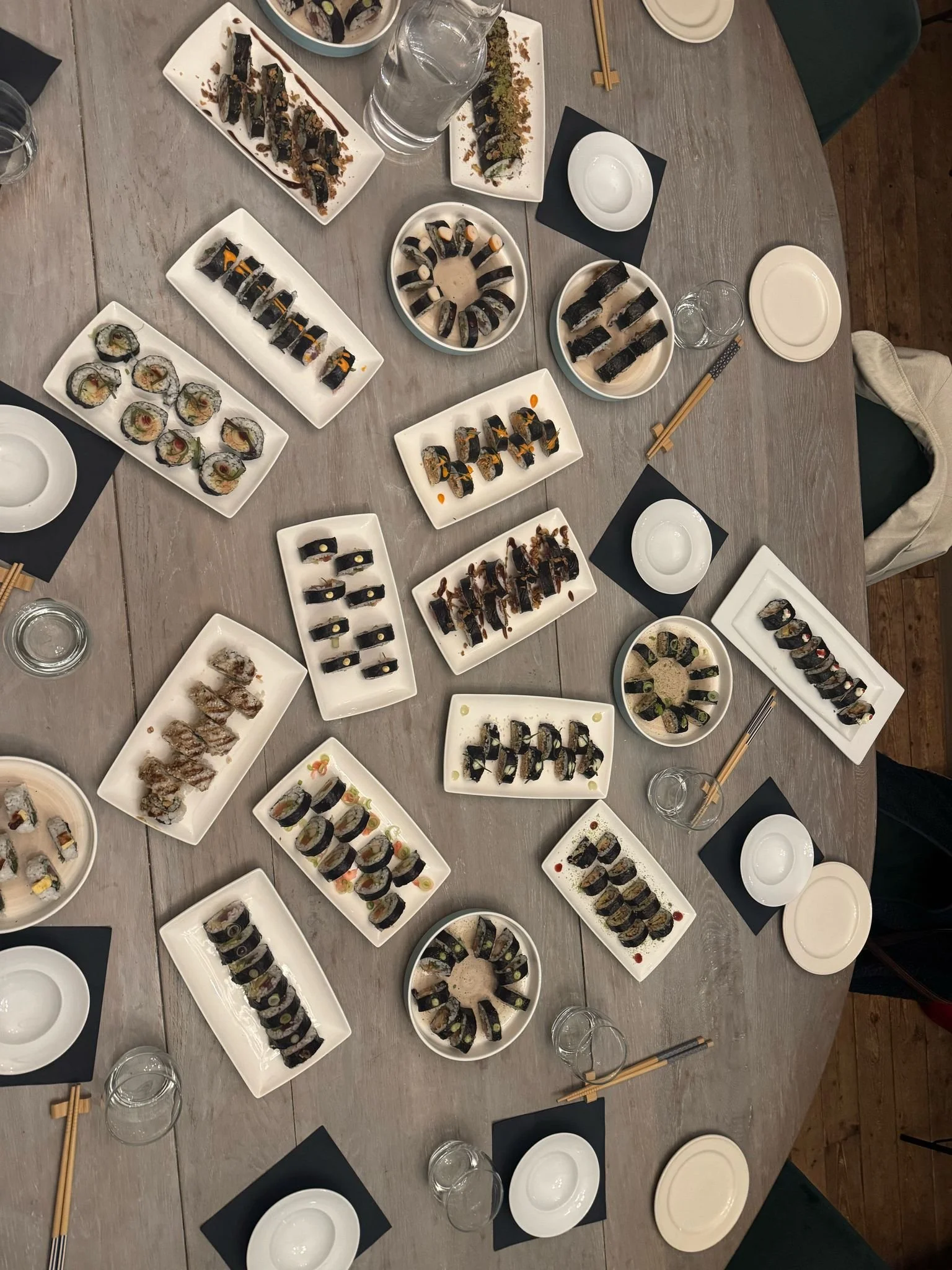 Sushi workshop door Chef Carmelo