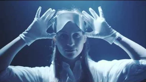 Actress in VR Room