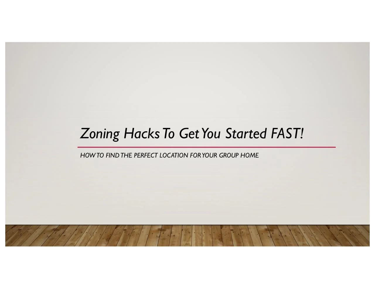Zoning Hacks to Get You Started FAST