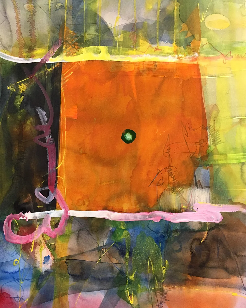 Orange Cube. 2019