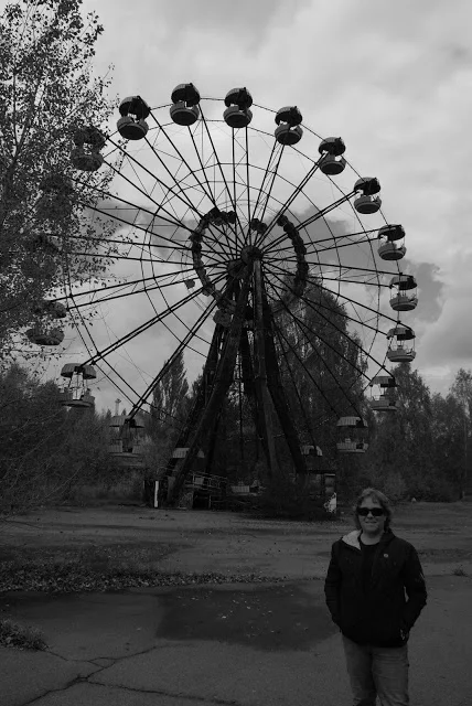 One of the haunting images of Chernobyl...the abandoned ferris wheel.