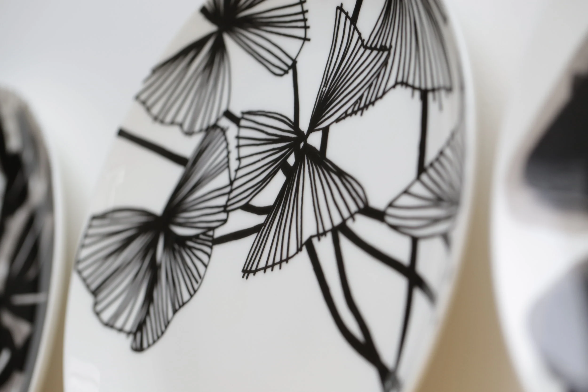  Sketch - screen printed plate on British china.  Shop.  