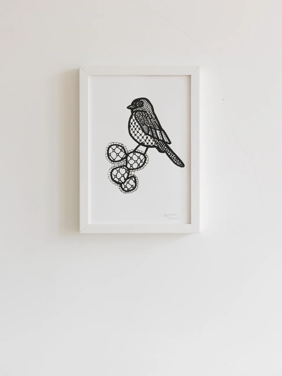 katharine gorham hand screen printed card bobbin bird.jpg