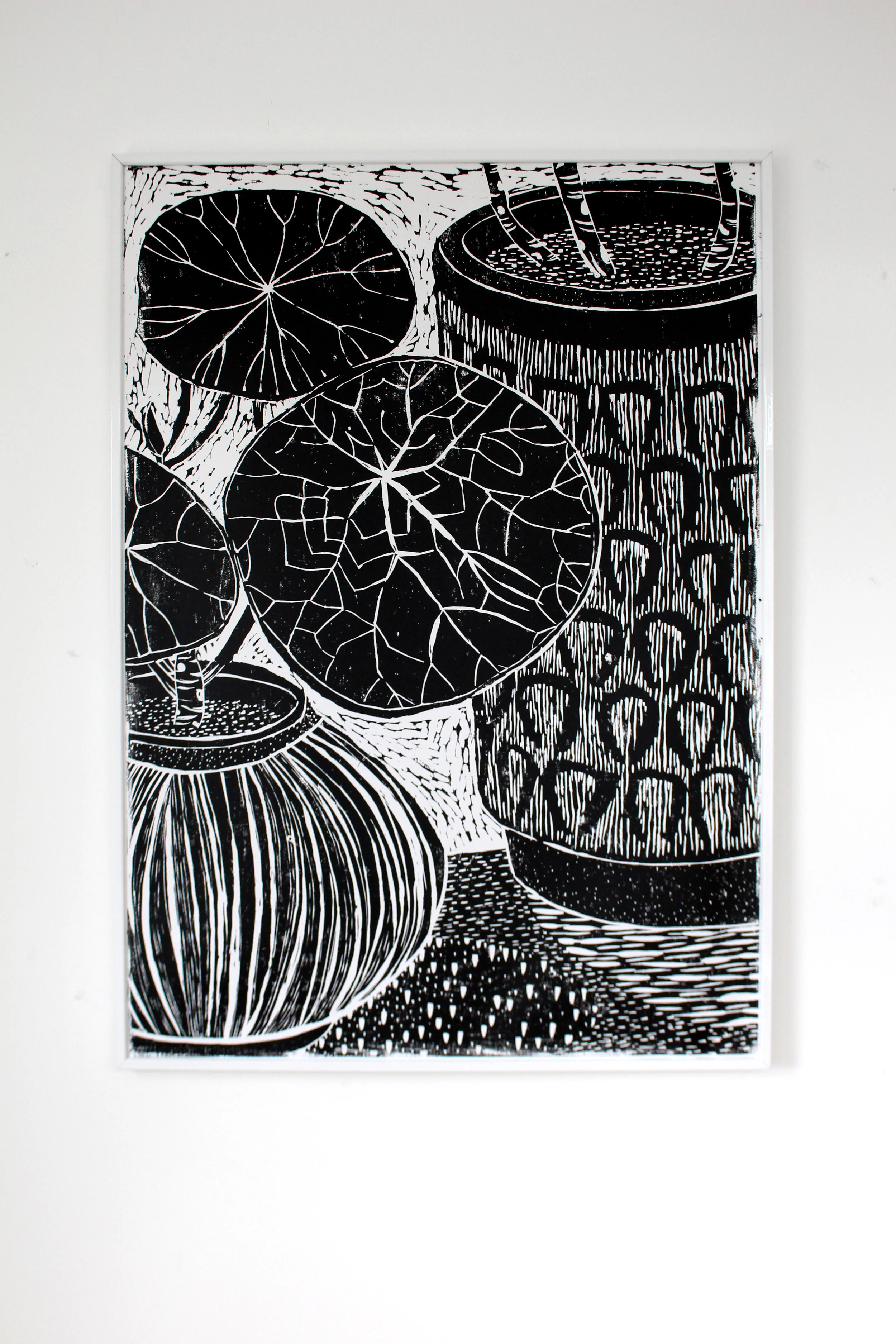 KATHARINE GORHAM PHOTO OF LINO PRINT PILEA LEAF.jpg