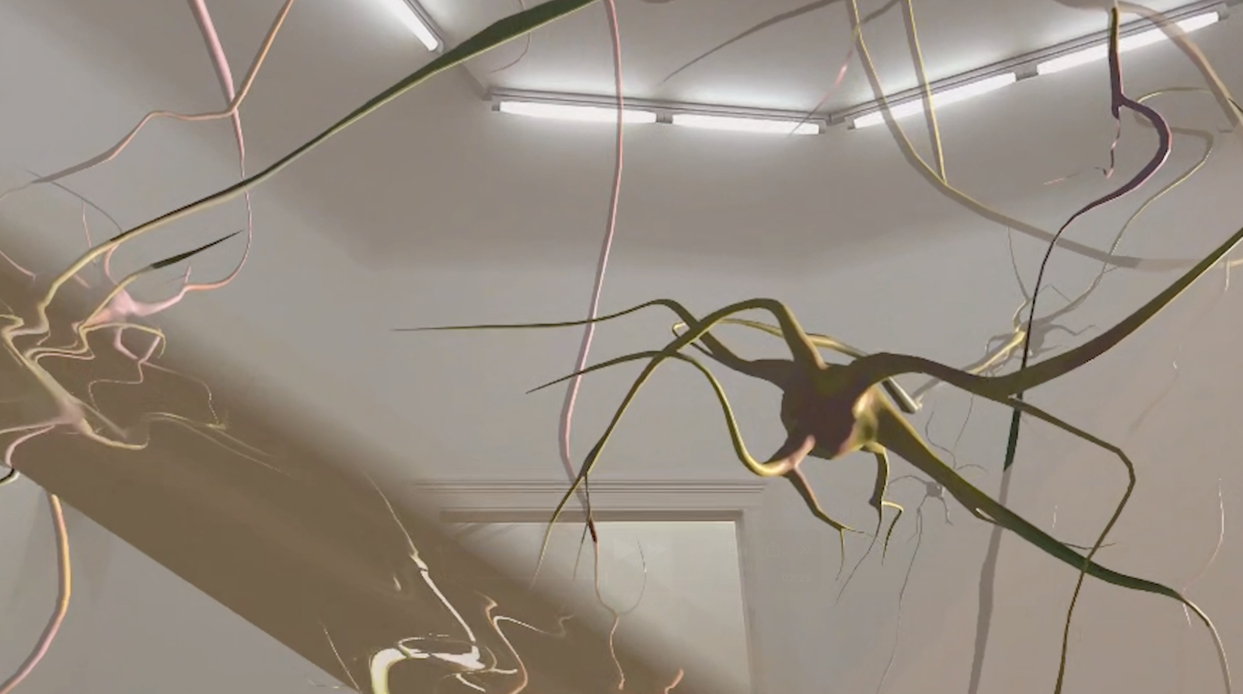  Still image  The Neurological Self  (in headset) Photo: Studio Sophie Erlund 