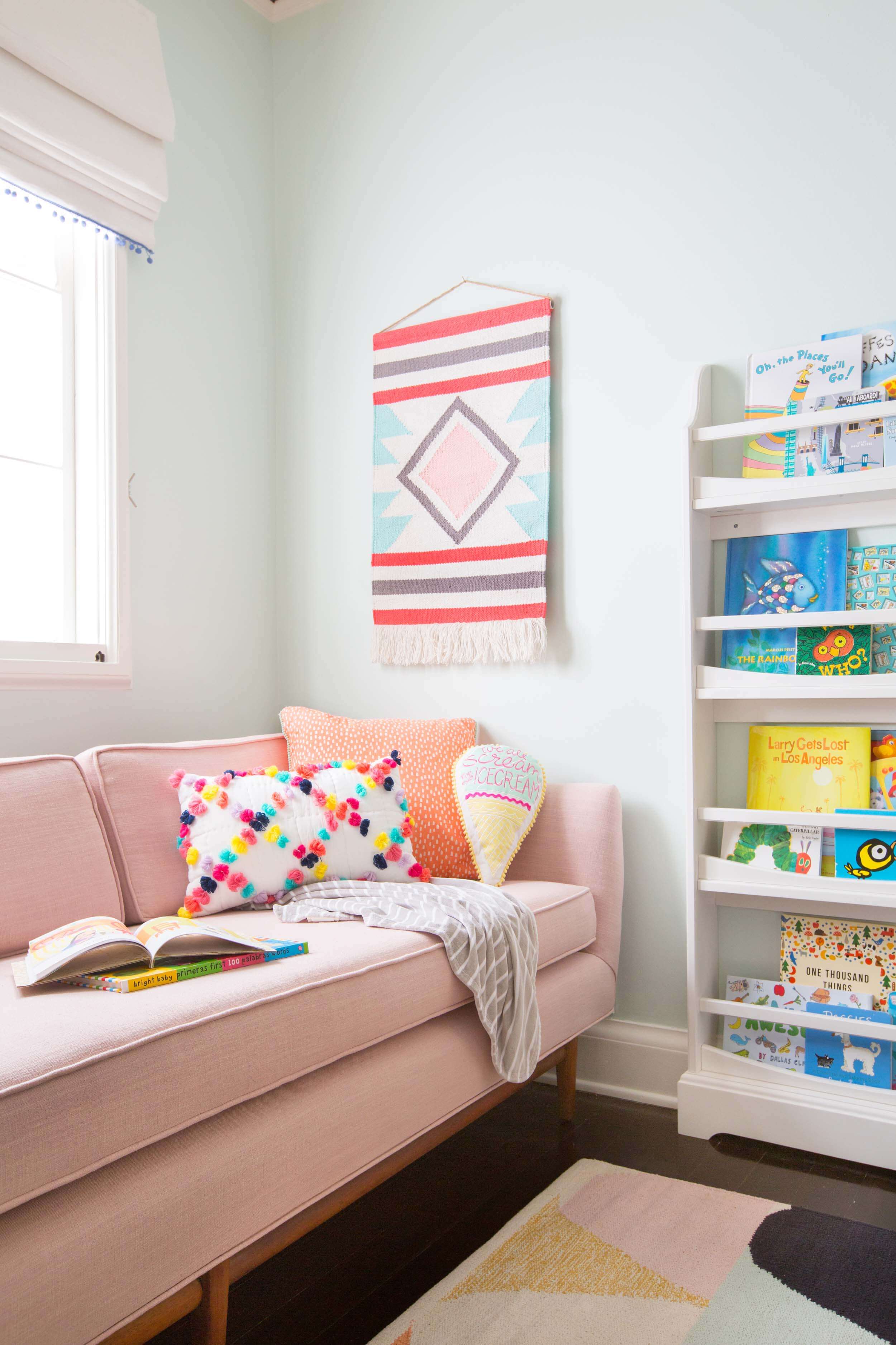 Cozy reading nook via Emily Henderson