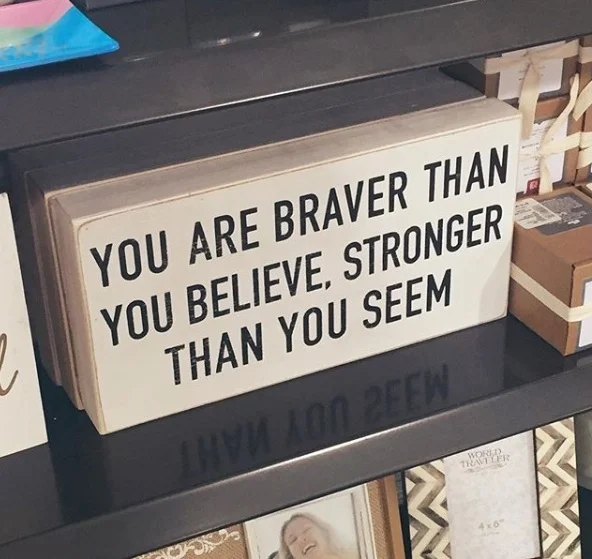 The first “sign” I saw from my baby girl… I took a photo of it and posted it on my Instagram
