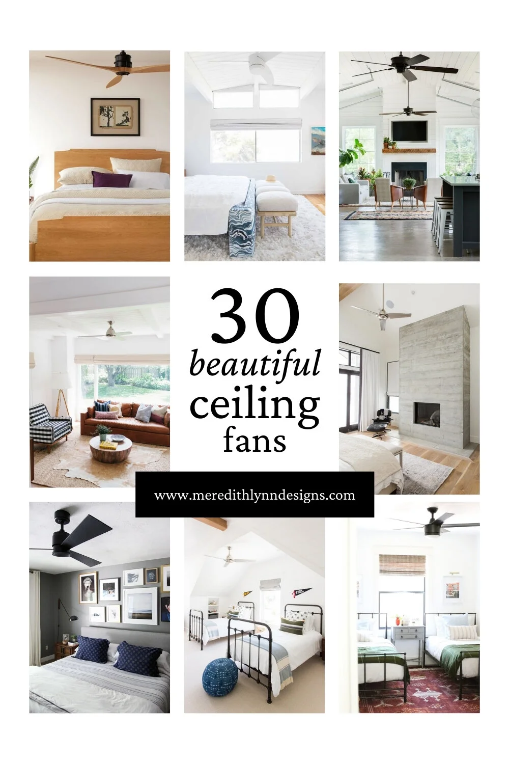STYLISH CEILING FANS (30 Modern 