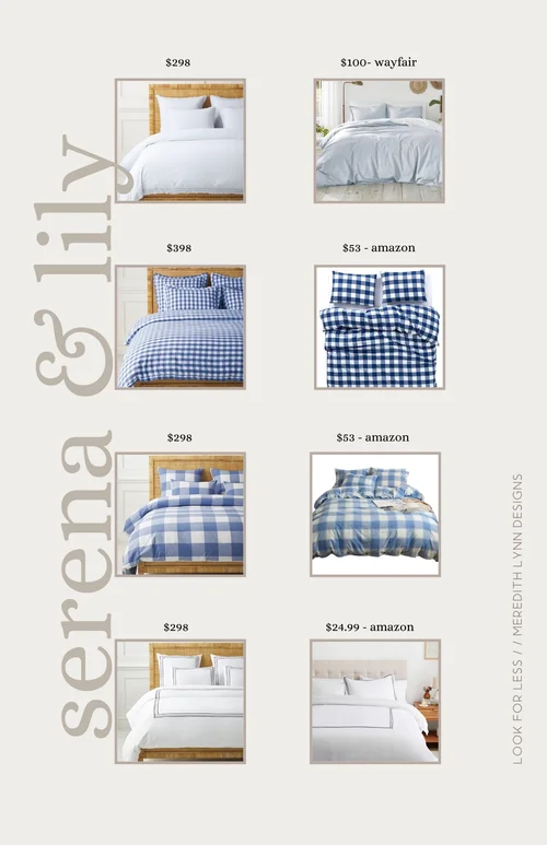 Serena & Lily Bedding Dupes — Meredith Lynn Designs