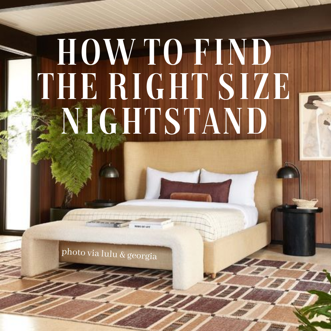 How Big Should Your Nightstand Be? (simple tips to pick the right size