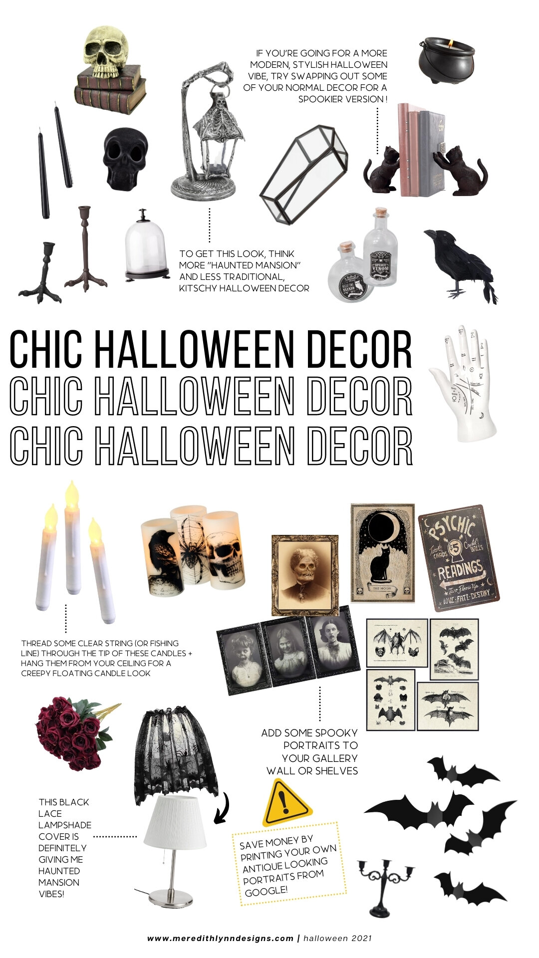 What\'s Your Halloween Decor Style? (Part 1: Spooky Chic Vibe ...