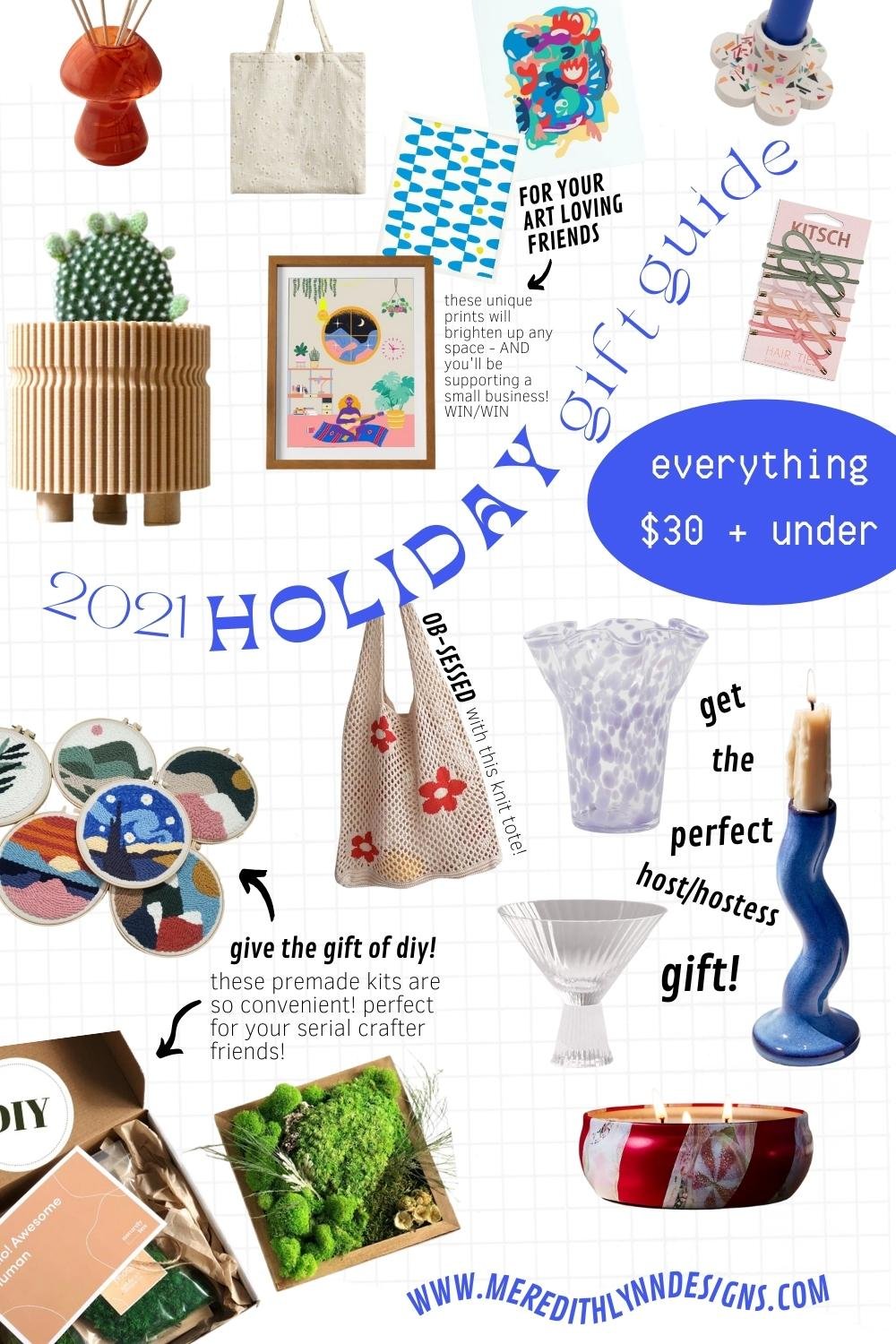 HOLIDAY GIFT GUIDE (Over 20 Unique Gift Ideas- All Under $30