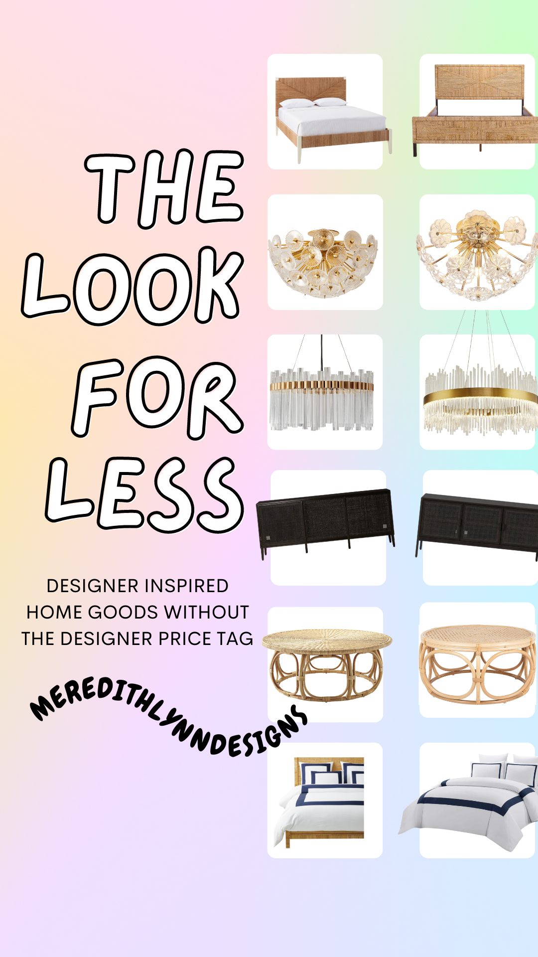 The Look for Less Part 22  Designer Inspired Home Goods for Less