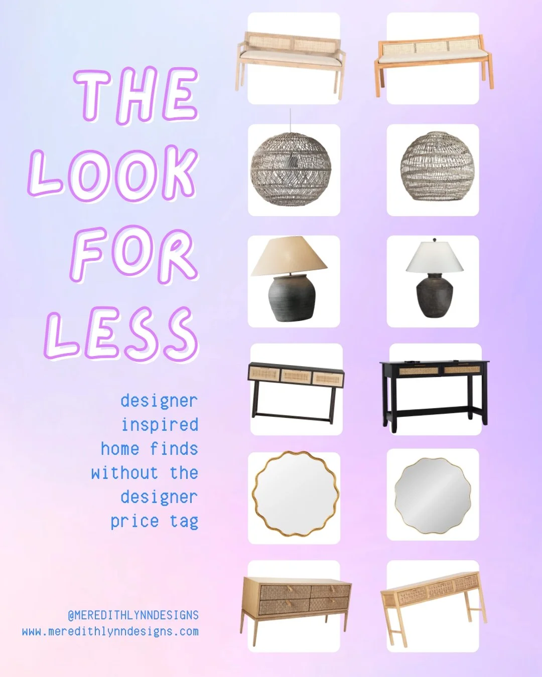 The Look for Less Designer Inspired Home Goods on a Budget — Meredith