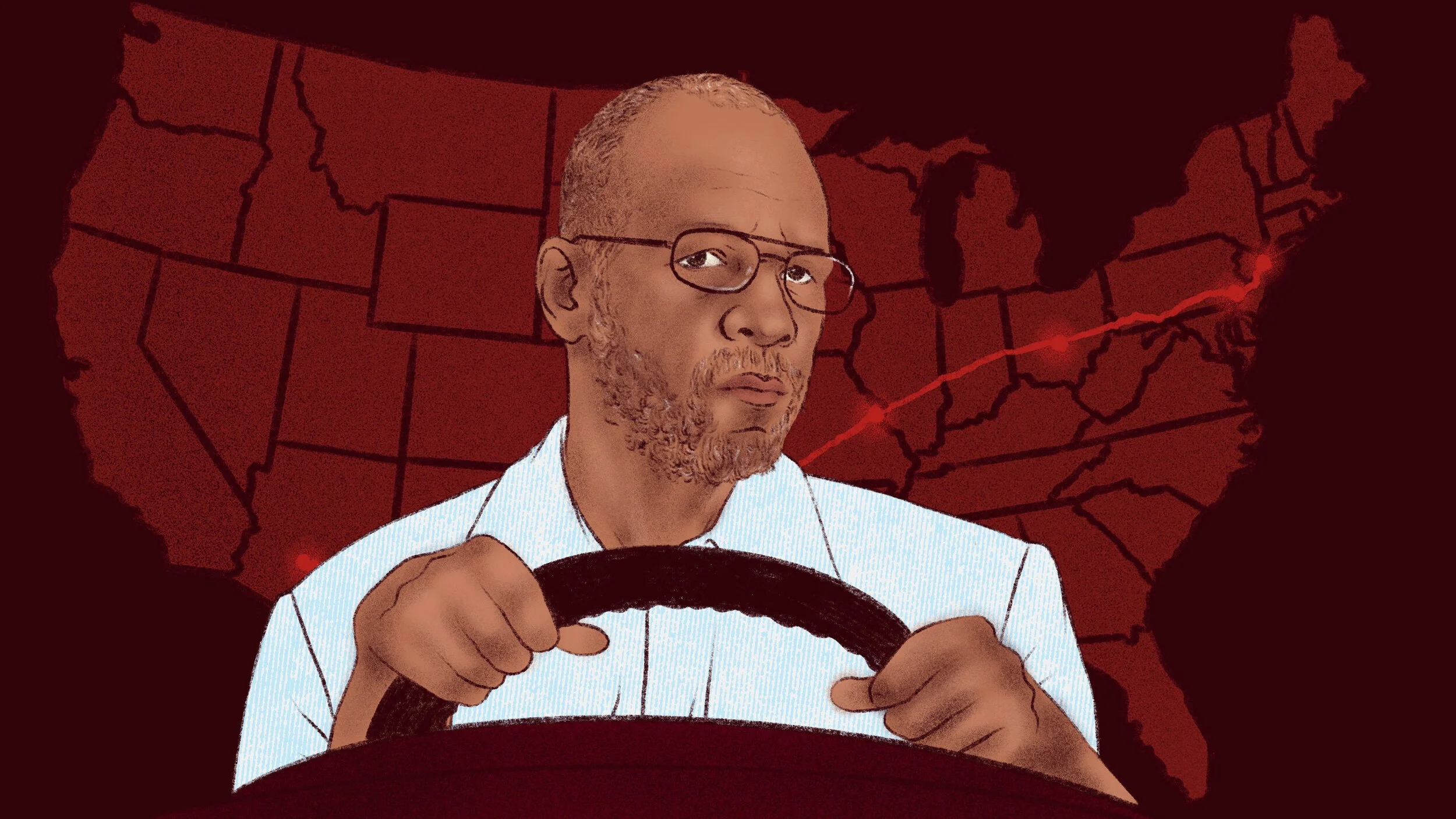  "I drove 2,300 miles to get home. I saw how uncertain the future is for black Americans." for The Undefeated/National Geographic - 2020 