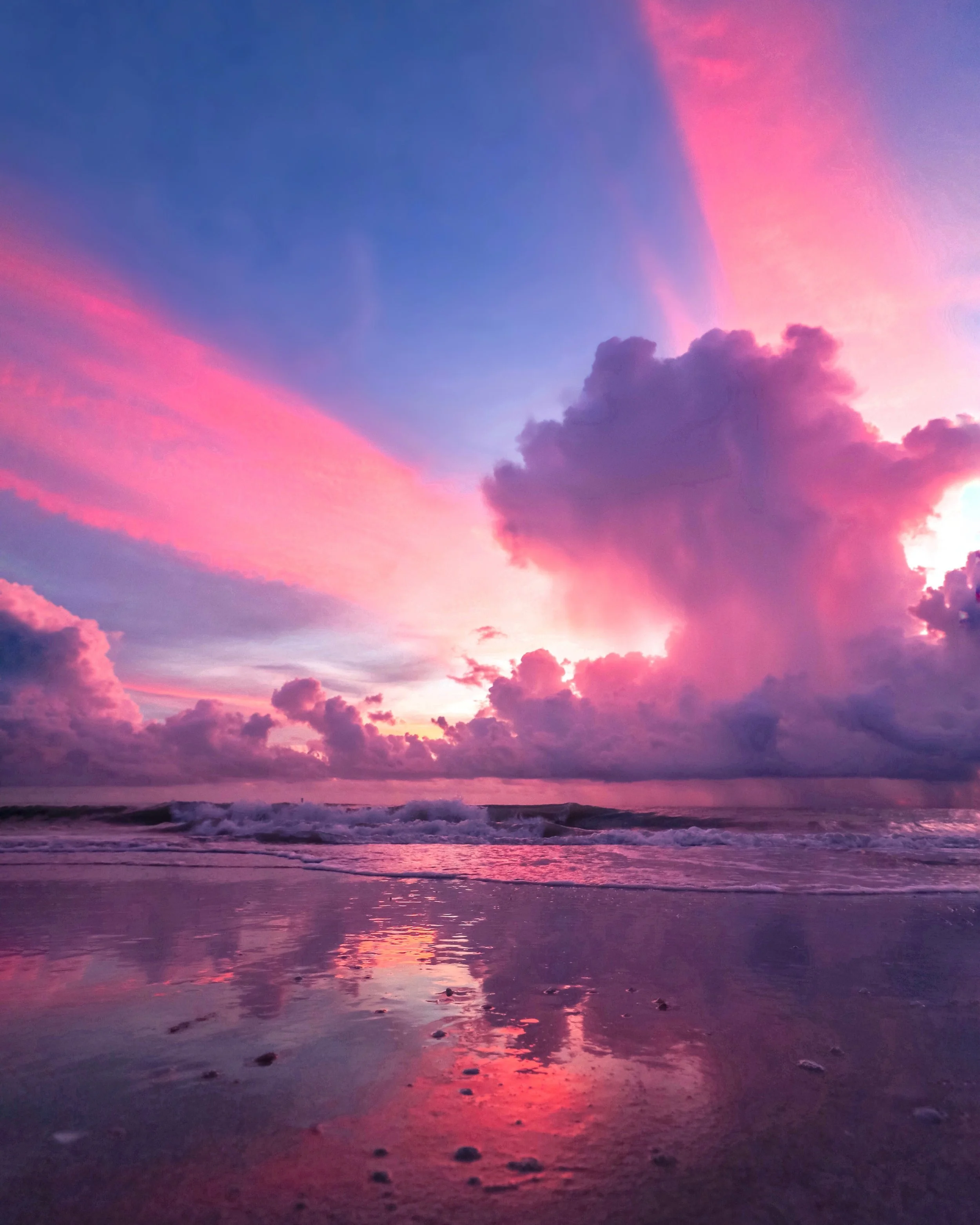 Summer Stormy Sunset