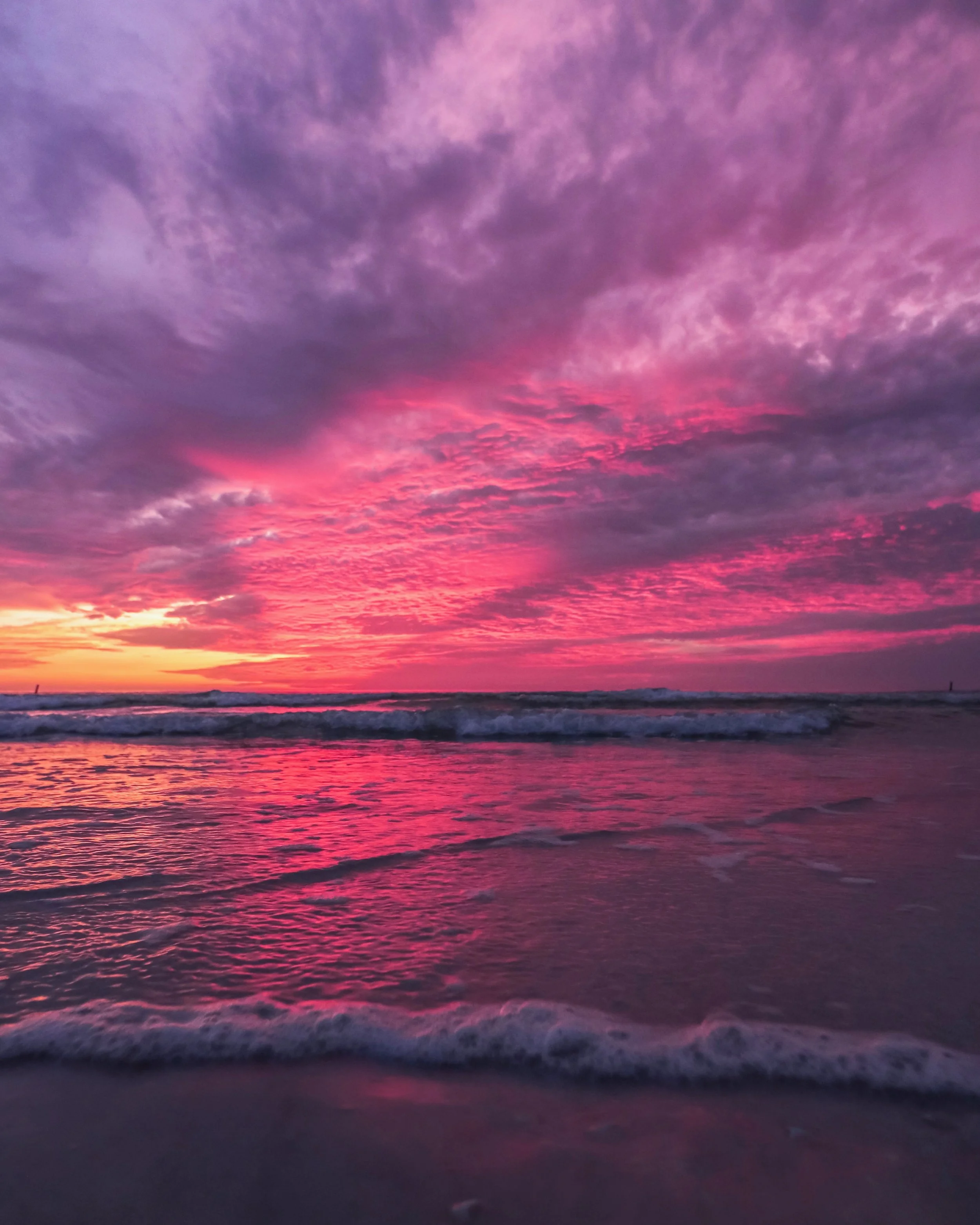 Intensely Colorful sunset 