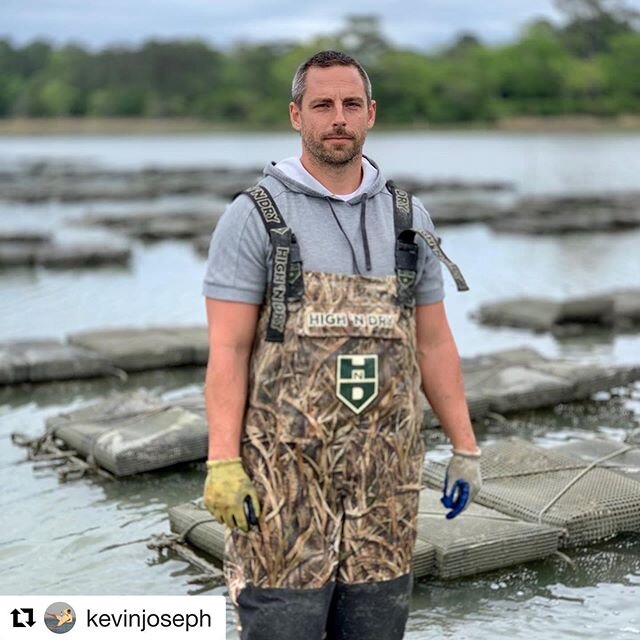 Meet Chef &amp; Oyster Farmer Adam Kucenic...and crew Diana, Luke &amp; Justin of @muddywaterspgh &amp; @muddywatersoysterfarm. I can count on one hand the number of people who are both a chef AND an oyster grower. Though the farm is young and small,