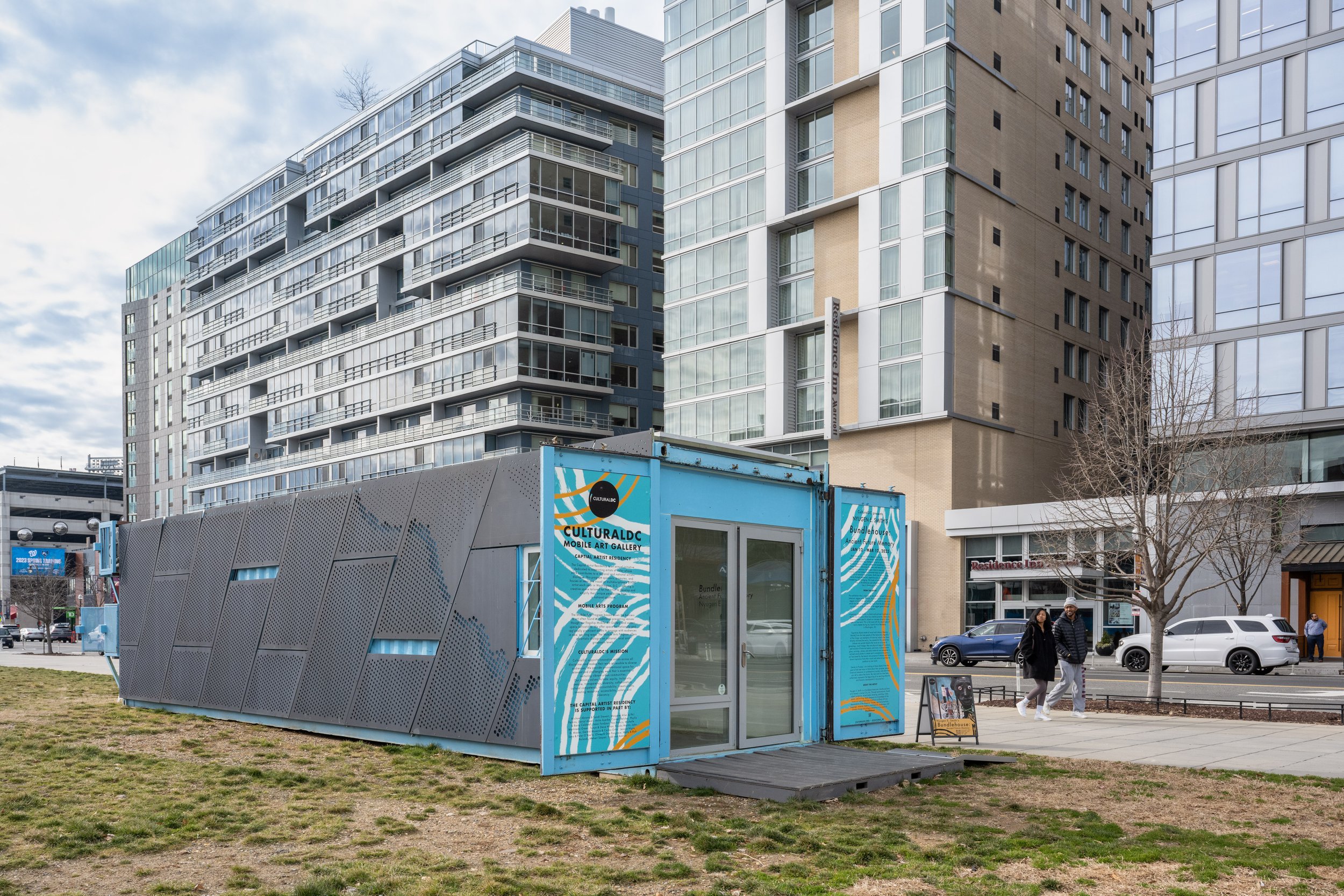 CulturalDC's Mobile Art Gallery at the Yards in the Capitol Riverfront Neighborhood