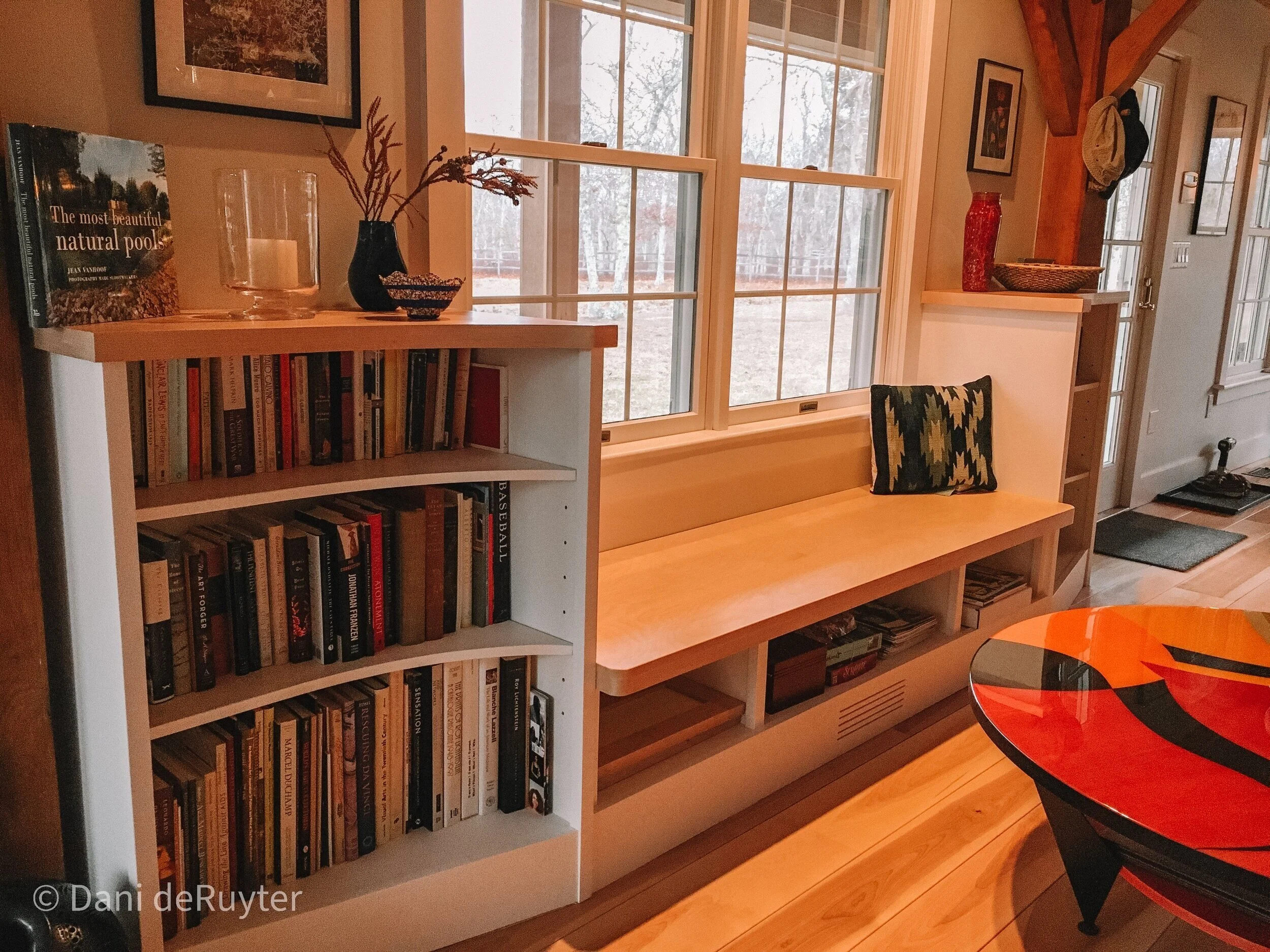 Custom Shelves and Bench