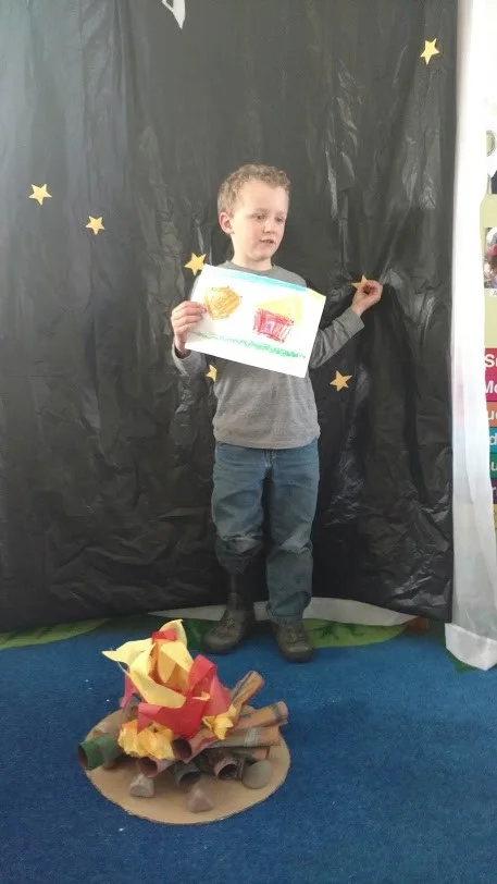 Around the campfire, telling our own versions of how the constellation known as the “Big Dipper” came to be.