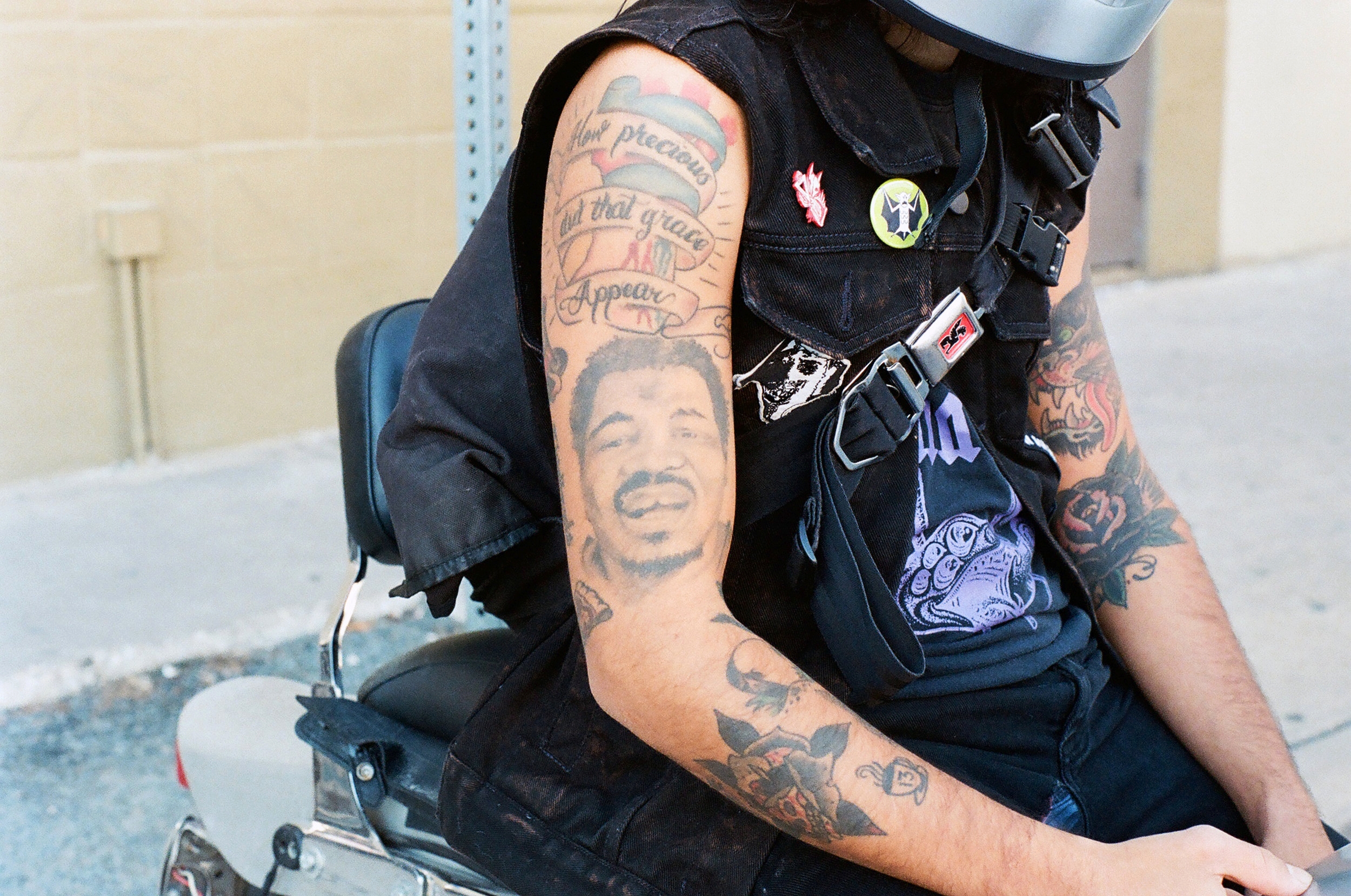Man with Wesley Willis Tattoo