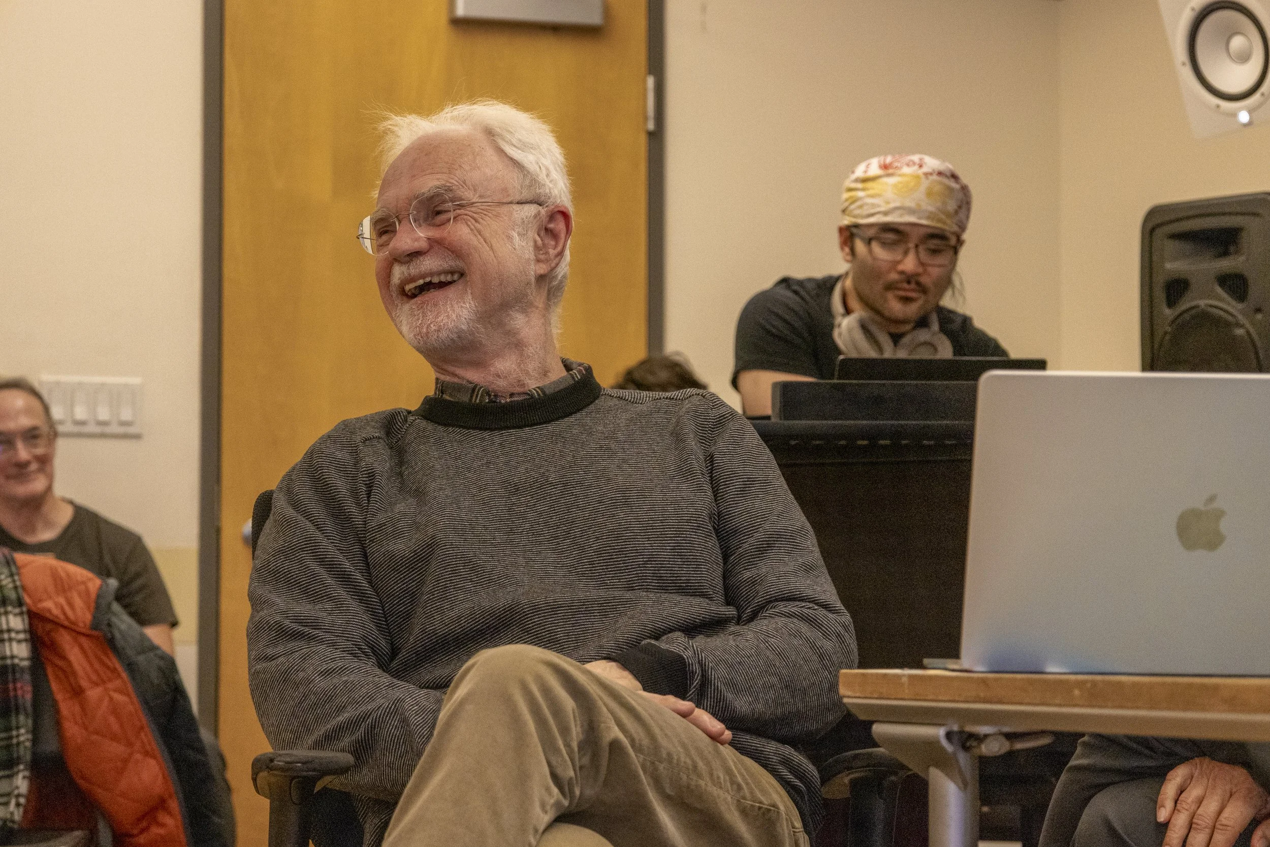  Composer John C. Adams at SFCM in 2025. 