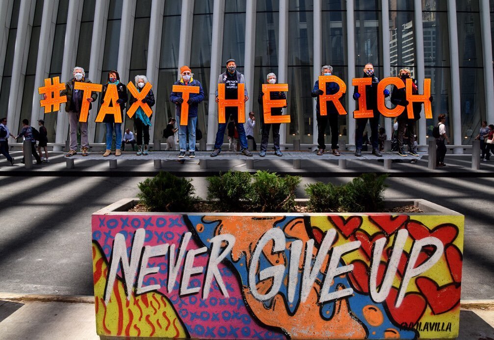 #NeverGiveUp, #TaxTheRich, #InvestInOurNY