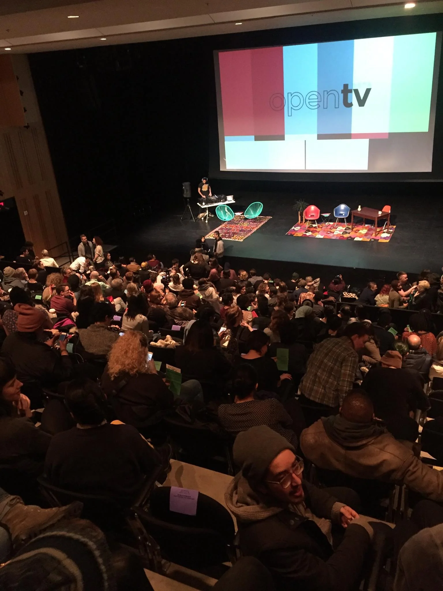 OpenTV Launch at Edlis Neeson Theater at the Museum of Contemporary Art