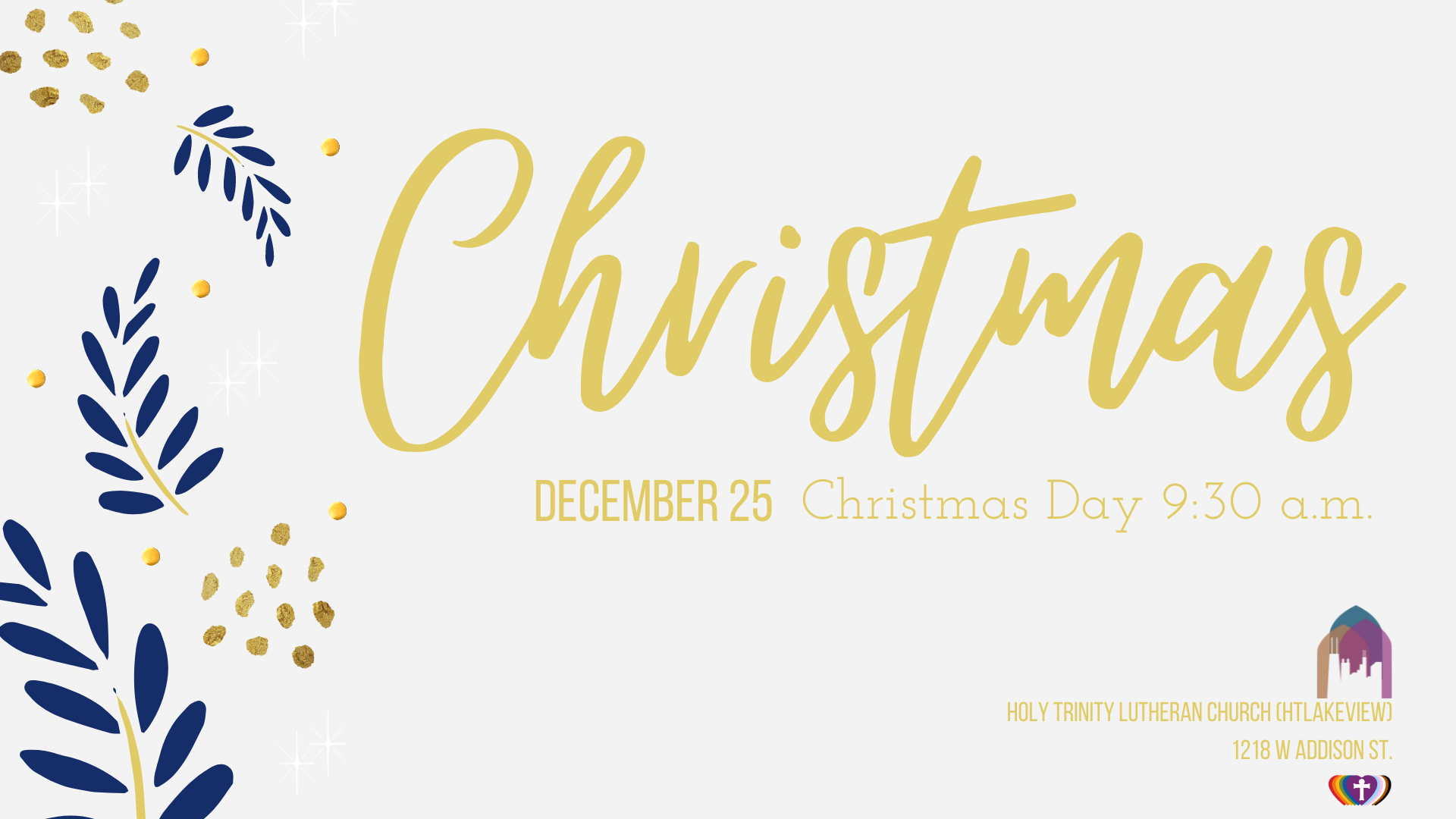 Christmas Day Liturgy — Holy Trinity Lutheran Church