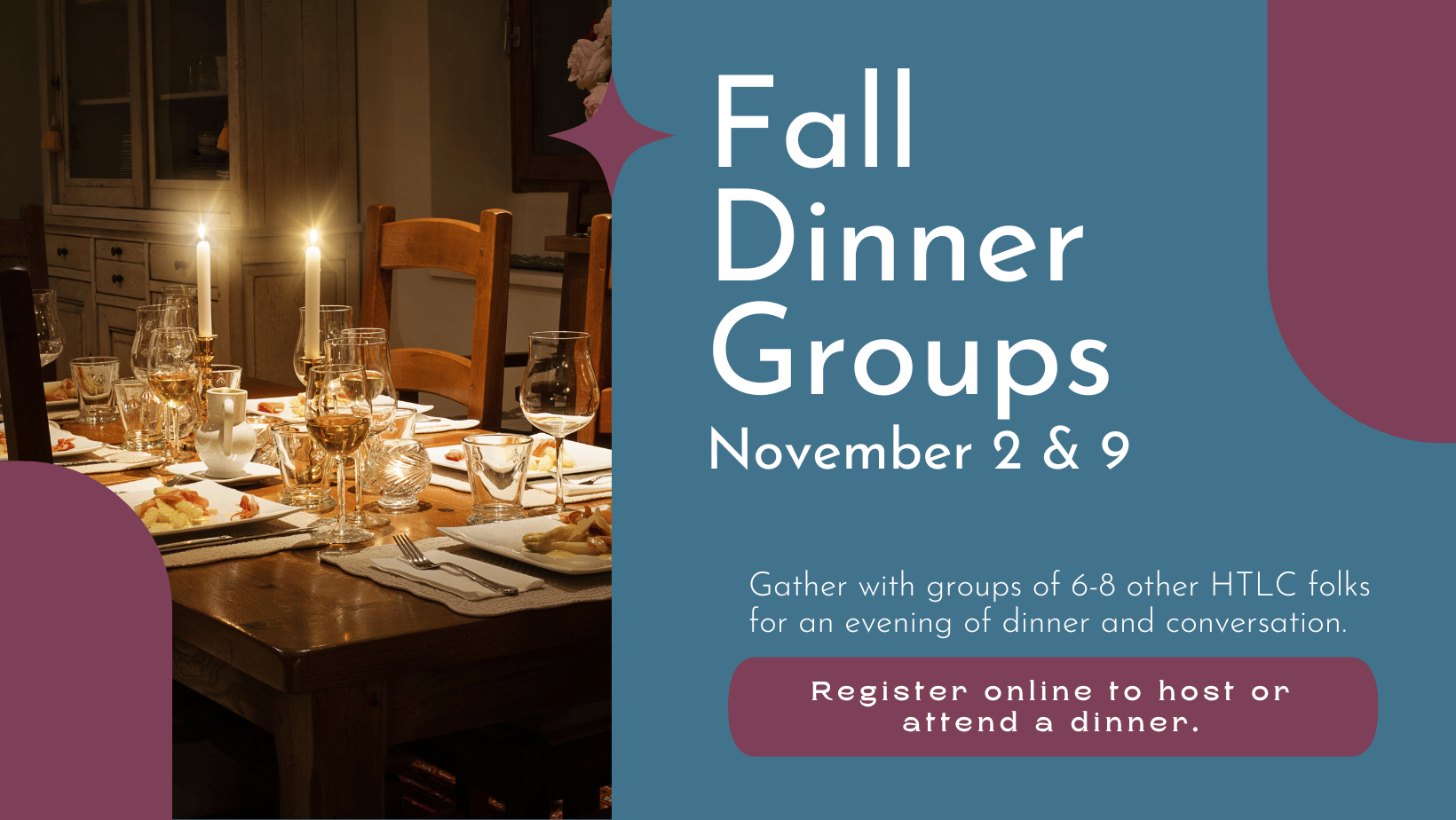Fall Dinner Groups