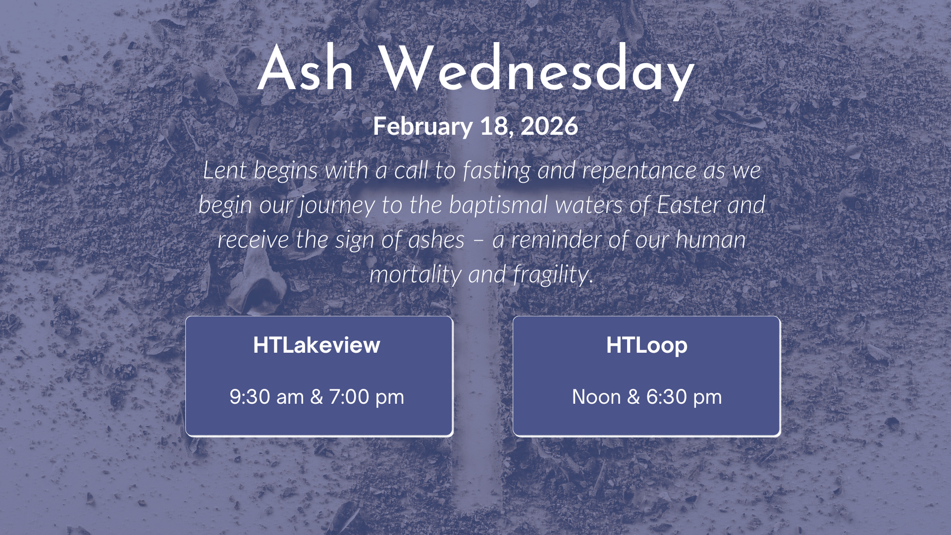 Ash Wednesday