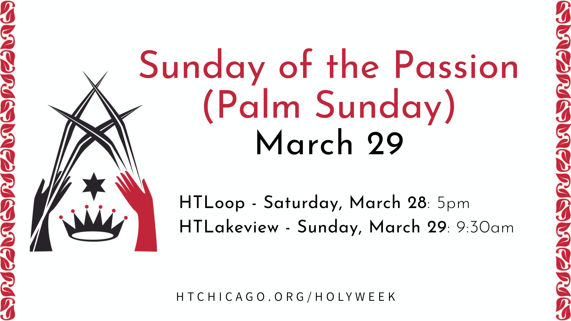 Sunday of the Passion/Palm Sunday