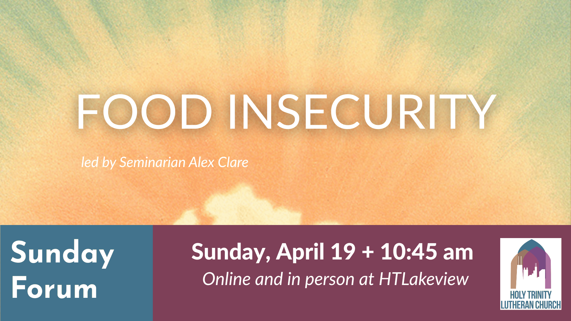Sunday Forum: Food Insecurity