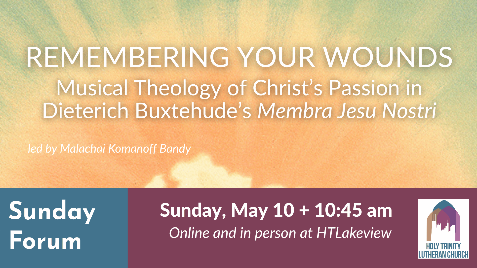 Sunday Forum: Remembering Your Wounds