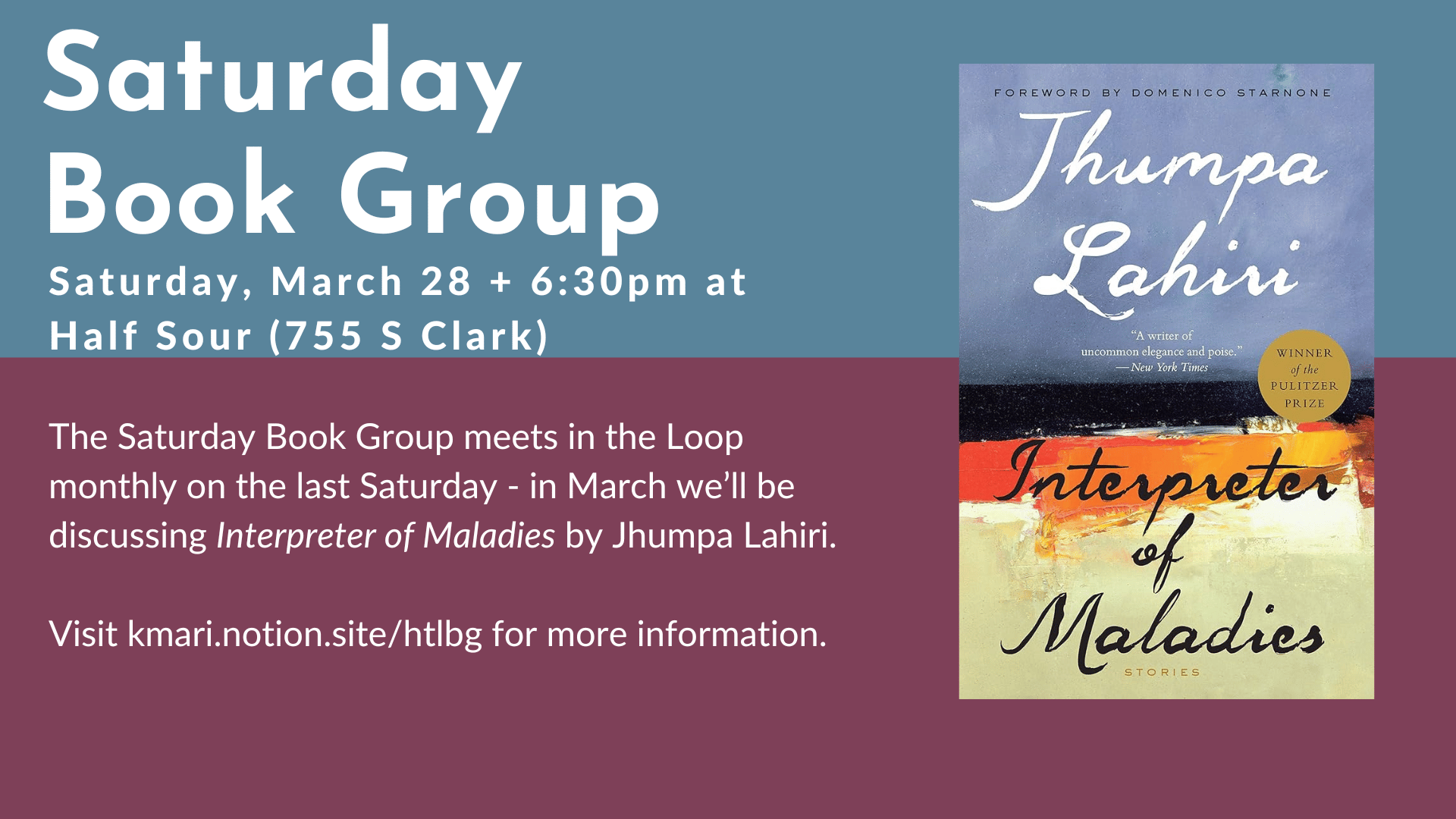 Saturday Book Group
