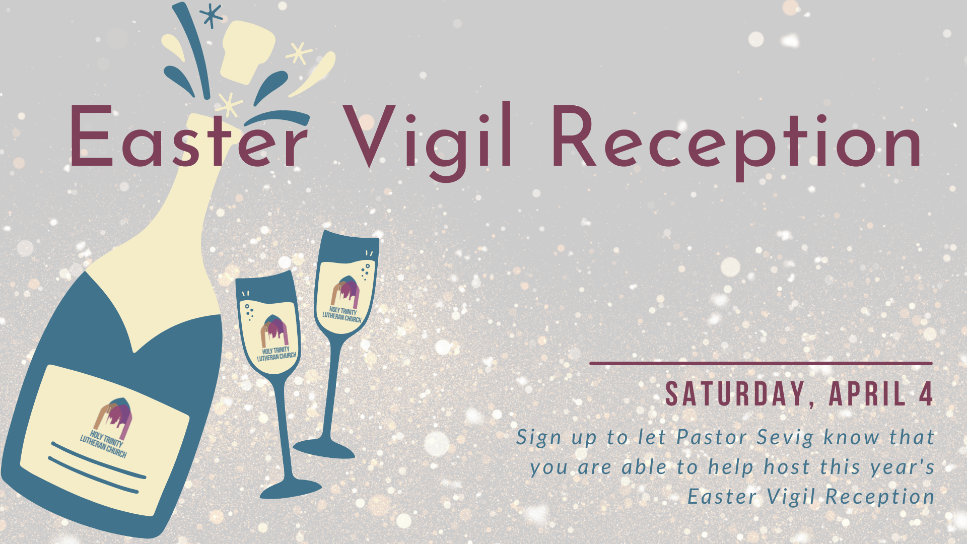 Easter Vigil Reception