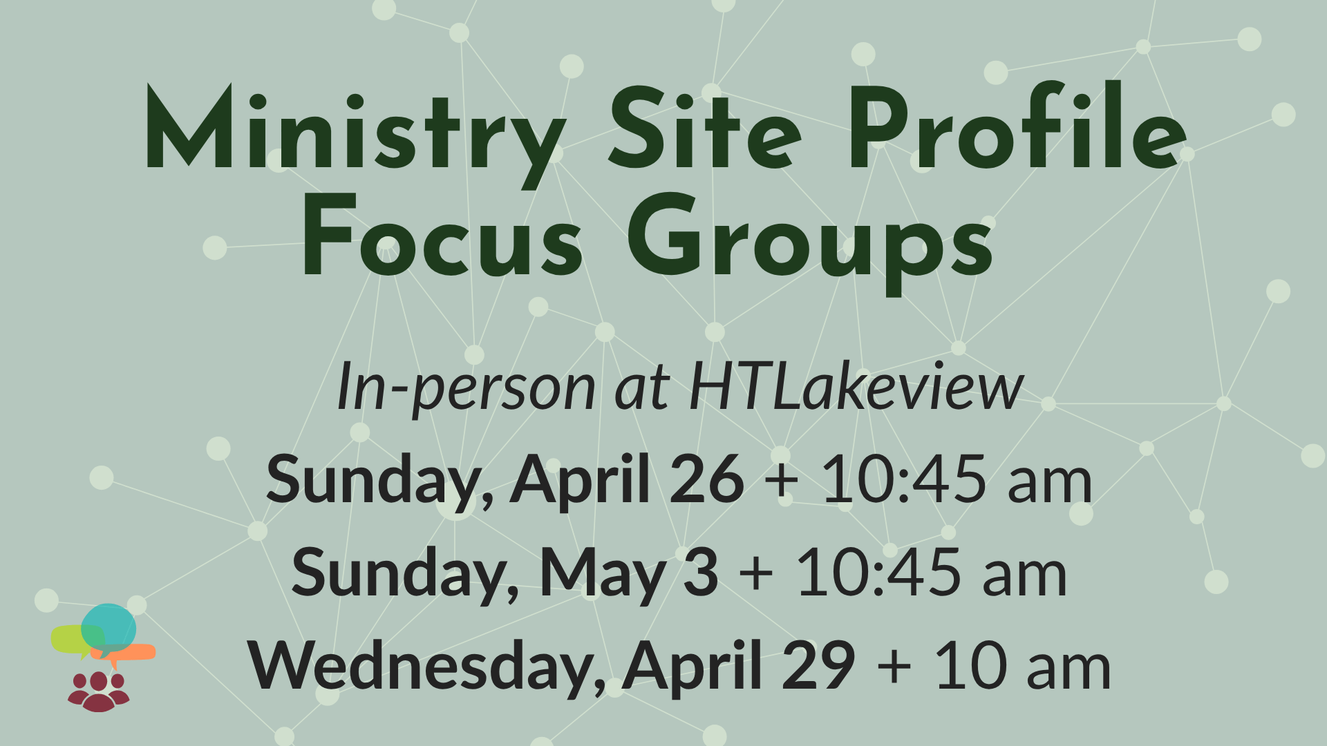 MSP Focus Group - In-Person