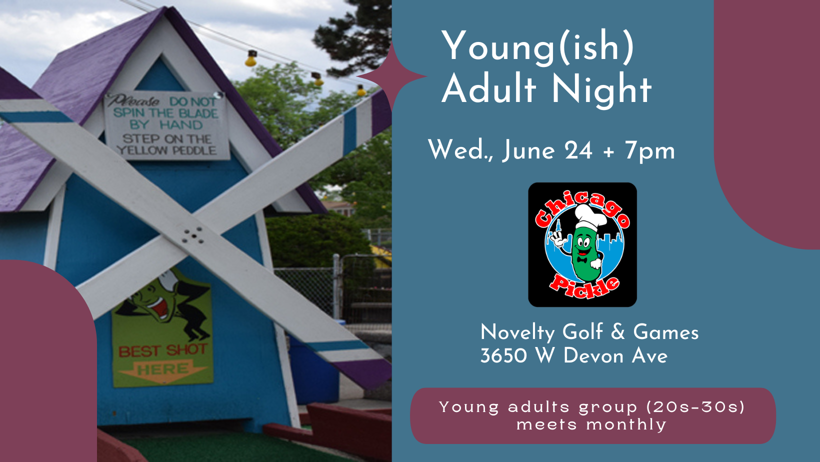 Young(ish) Adults Mini Golf Night
