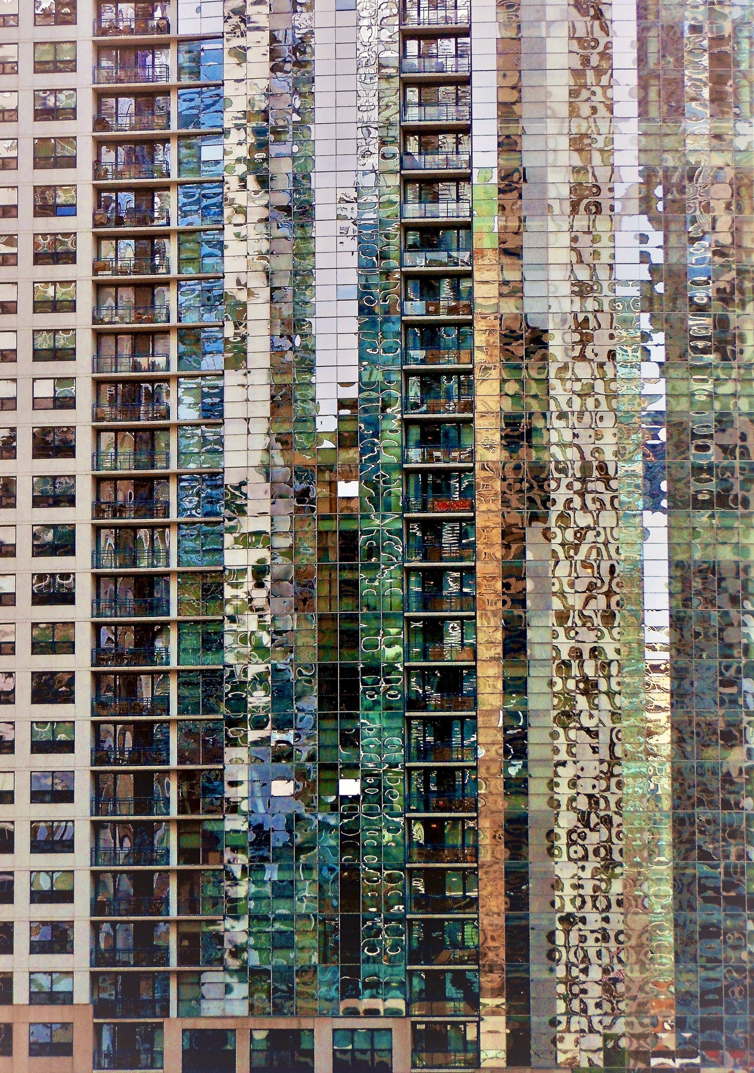 "Windowy City", chosen for display, Duxbury Art Center, 2020
