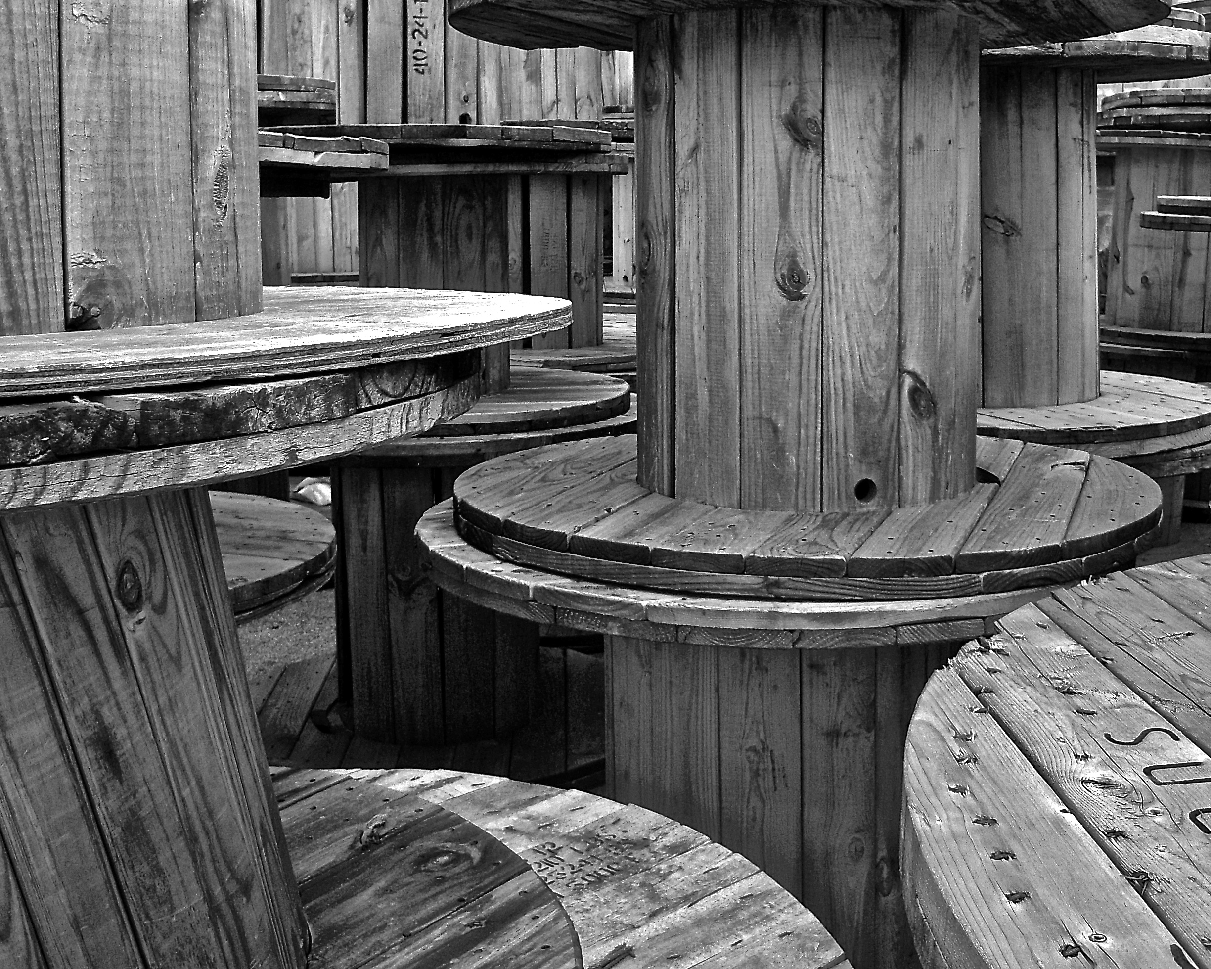 "Cable Spools", San Antonio, TX