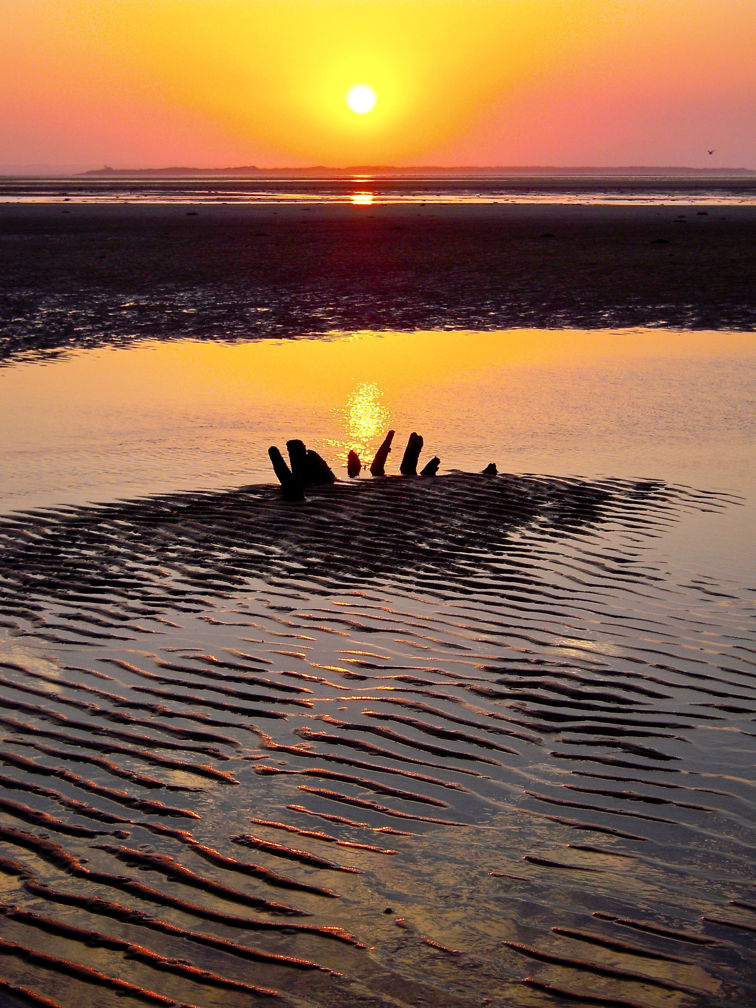 Low Tide Sunset, Sandwich MA