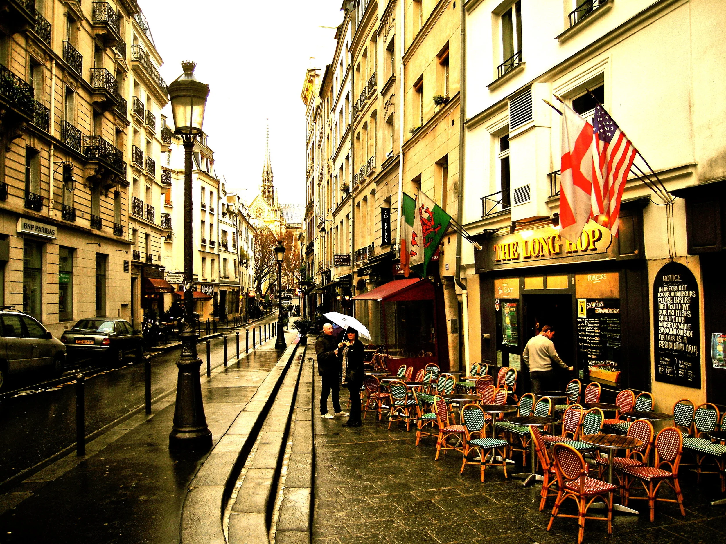 "Morning Rain", Left Bank, Paris