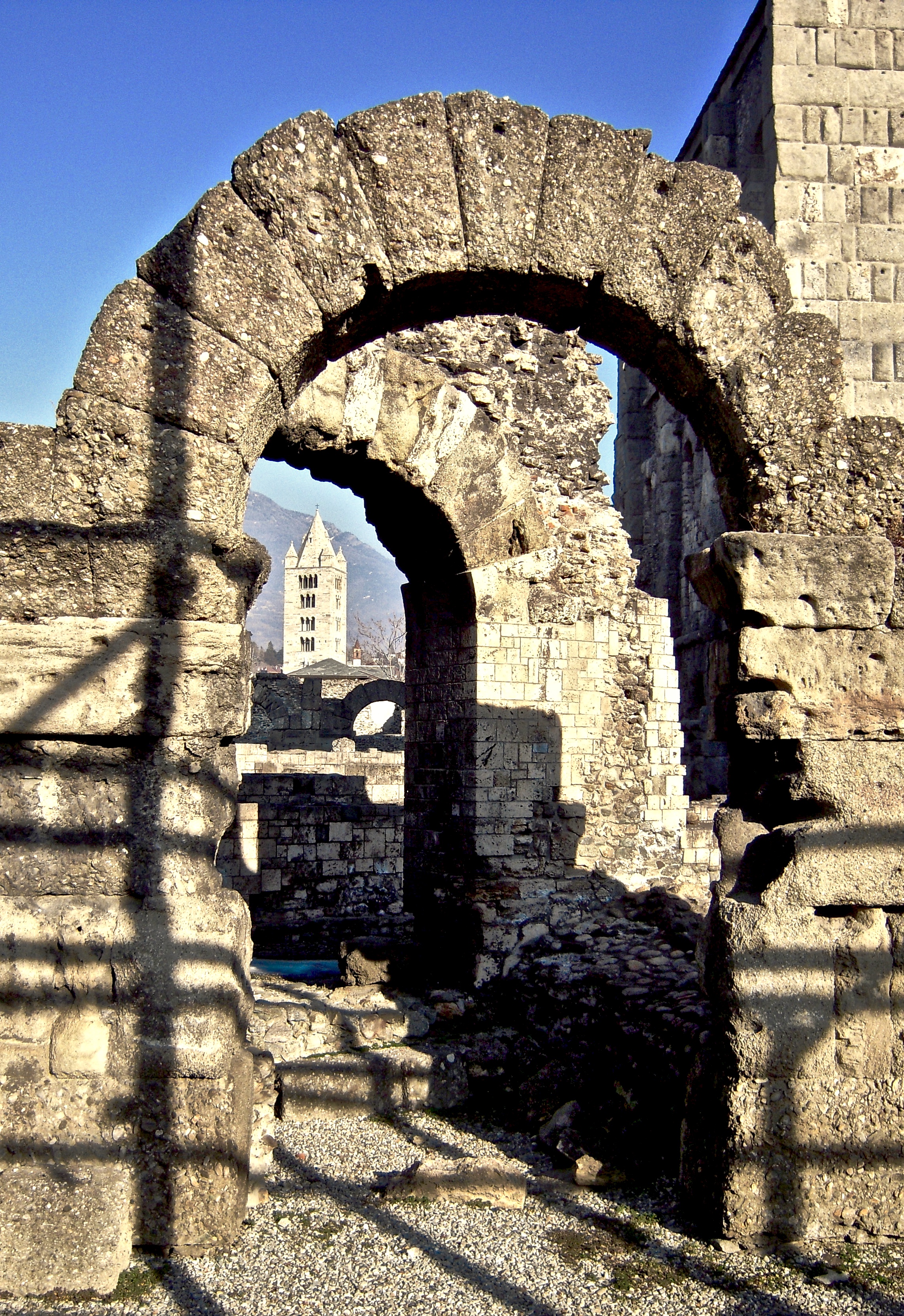Ruins, Aosta, Italy