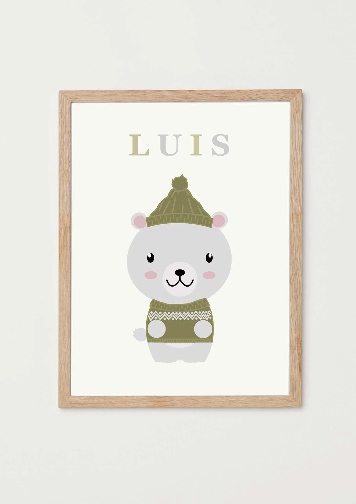 Póster Personalizado Oso